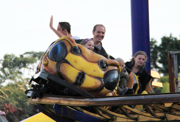 The Hornet Rollercoaster at Flambards Theme Park in Cornwall